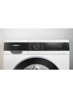Siemens iQ500 WG46G2Z1GB Freestanding Washing Machine, 9kg Load, 1600rpm Spin, White - view 2, White