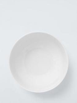John Lewis Radial Porcelain Cereal Bowl, Set of 4, 13.5cm, White - view 2, White