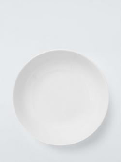 John Lewis Radial Porcelain Pasta Bowl, Set of 4, 22cm, White - view 2, White