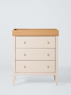 John Lewis Avery Changing Top Dresser, Linen/Natural - view 2, 