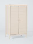 John Lewis Avery Double Wardrobe, Linen/Natural