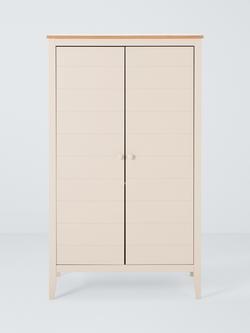 John Lewis Avery Double Wardrobe, Linen/Natural - view 2, 