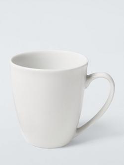 John Lewis Eat Porcelain Small Mug, Set of 4, 360ml, White - view 2, White
