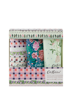 Cath Kidston Roots & Raindrops Hand Creams, Pack of 3 - view 2, Multi
