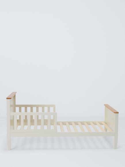 John Lewis Kids' Avery Toddler Bed, Cream/ Natural - view 2, 