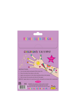 Rachel Ellen Unicorn and Sun Tattoo Set - view 2, Multi
