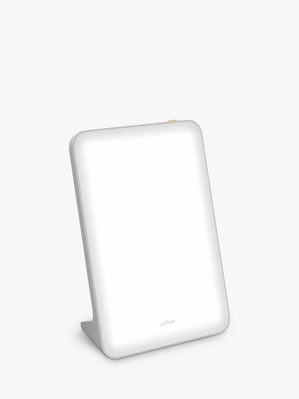 Lumie Mini Compact Bright Light Therapy Lamp, White, White
