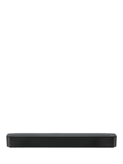 LG SQM1 Compact Bluetooth Soundbar, Black, Black