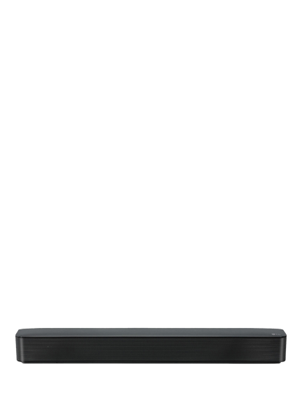 LG SQM1 Compact Bluetooth Soundbar, Black, Black