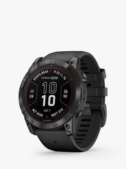 Garmin fēnix 7 Pro Sapphire Solar GPS, 47mm, Multisport Smartwatch, Grey/Black - view 2, Grey/Black