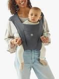 Gaia Baby Soft Newborn+ Organic Cotton Baby Carrier, Graphite