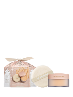 Laura Mercier Divinely Flawless Translucent Loose Setting Powder & Puff,  Honey, 29g, Honey