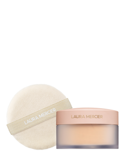 Laura Mercier Divinely Flawless Translucent Loose Setting Powder & Puff,  Honey, 29g - view 2, Honey