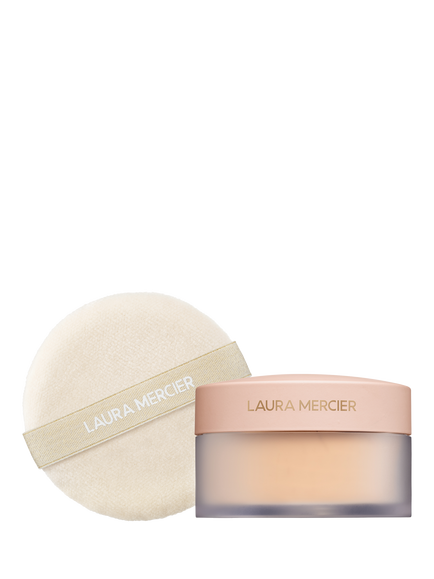 Laura Mercier Divinely Flawless Translucent Loose Setting Powder & Puff,  Honey, 29g - view 2, Honey