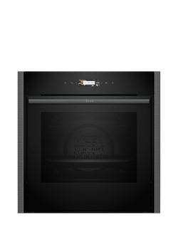 Neff N70 Slide and Hide Built In Electric Single Oven, B54CR31G0B, B54CR31N0B, Grey