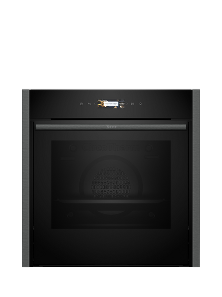 Neff N70 Slide and Hide Built In Electric Single Oven, B54CR31G0B, B54CR31N0B, Grey
