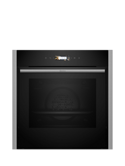 Neff N70 Slide and Hide Built In Electric Single Oven, B54CR31G0B, B54CR31N0B, Stainless Steel