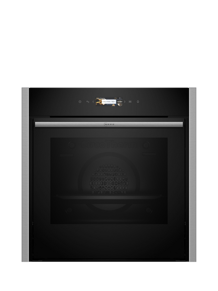 Neff N70 Slide and Hide Built In Electric Single Oven, B54CR31G0B, B54CR31N0B, Stainless Steel