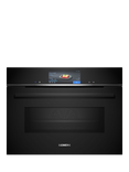 Siemens iQ700 CM778GNB1B Built In Electric Single Oven, Black
