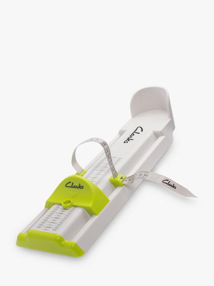Clarks Kids' Junior Foot Gauge, White/Green