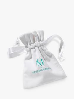 Melissa Odabash Crystal Hoop Earrings, Gold - view 2, Gold