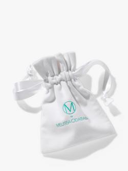 Melissa Odabash Graduated Crystal Huggie Hoop Earrings, Gold - view 2, Gold