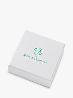 Melissa Odabash Gold Plated Disc Turquoise Beads Necklace, Gold/Blue - view 2, Gold/Blue