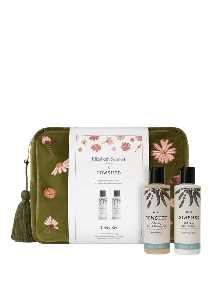 Elizabeth Scarlett x Cowshed Bath & Body Relax Set