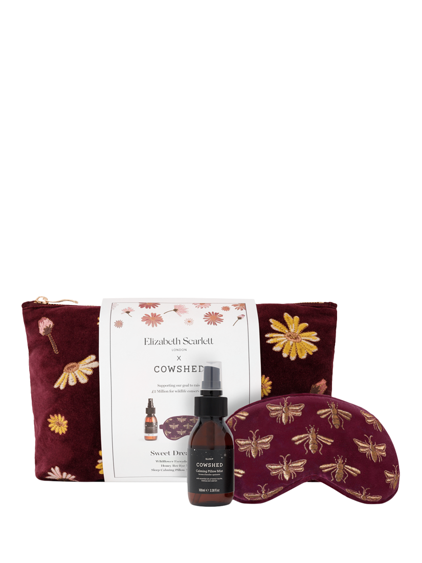 Product image 1 of 4, which shows Elizabth Scarlett x Cowshed Sweet Dreams Sleep Set