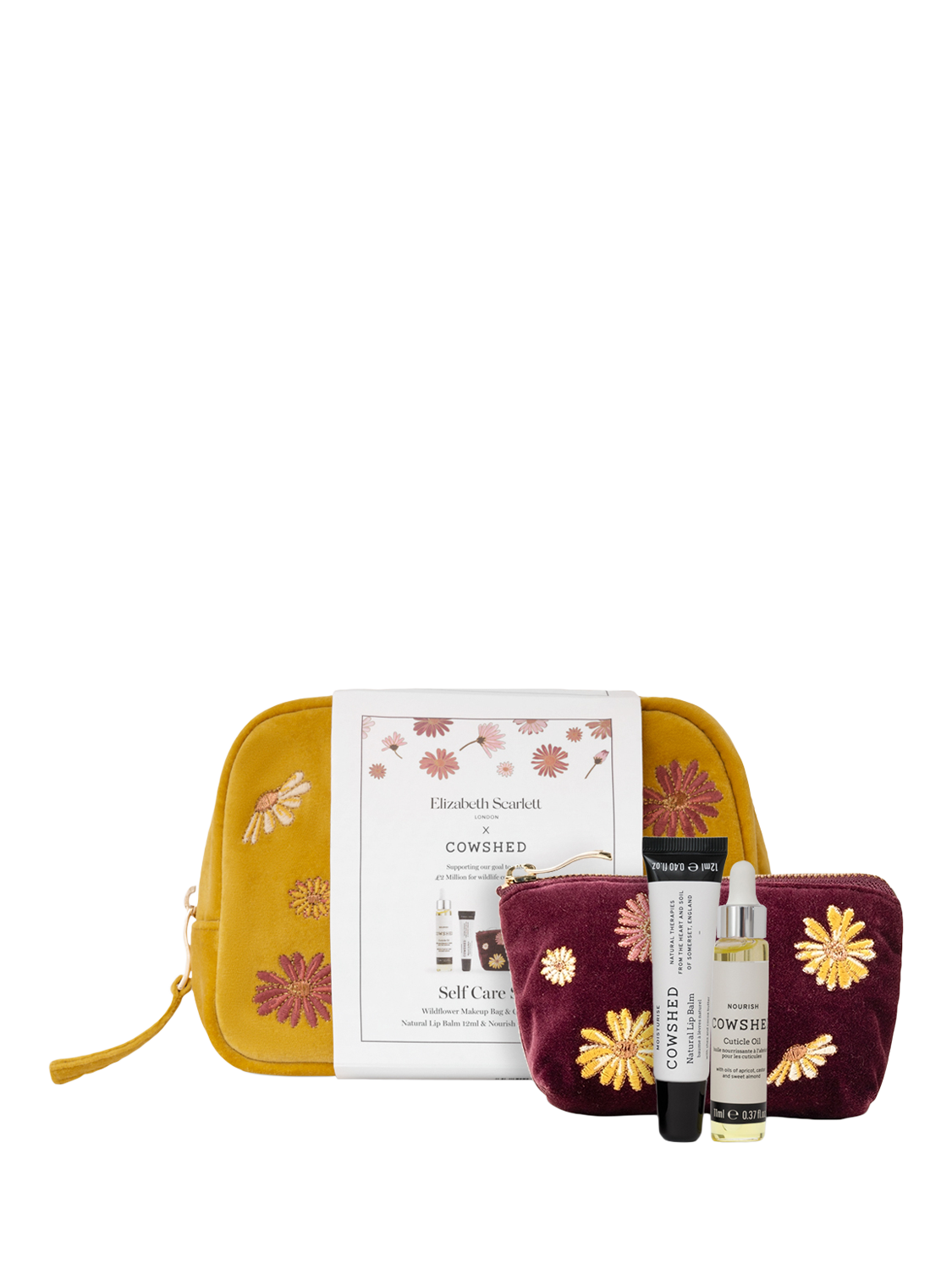 Elizabeth Scarlett x Cowshed Mini Self Care Set