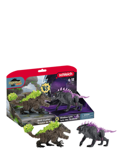 schleich Eldrador Creatures Shadow Lynx vs. Rock Crusher Figures, Multi