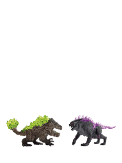 schleich Eldrador Creatures Shadow Lynx vs. Rock Crusher Figures - view 2, Multi