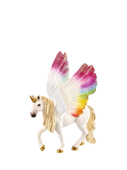 schleich Winged Rainbow Unicorn Toy, Multi