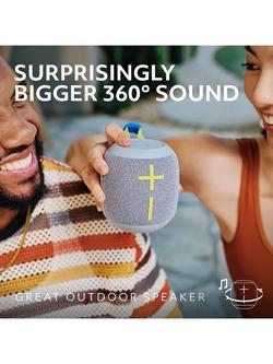 Ultimate Ears WONDERBOOM 4 Bluetooth Waterproof Portable Speaker, Active Black - view 2, Joyous Brights