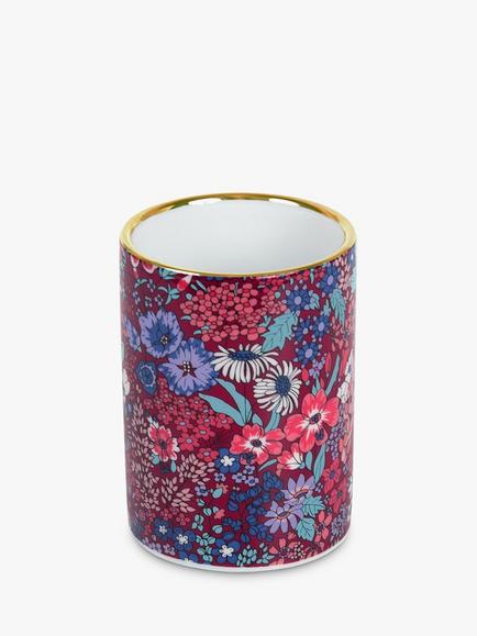 Liberty London Margaret Annie Floral Porcelain Pen Pot, 