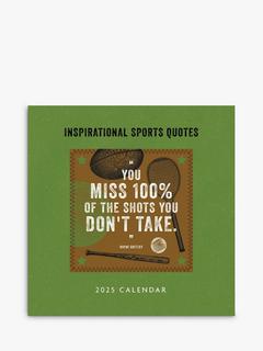Portico Sports Quotes Square 2025 Calendar