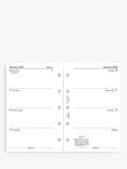 Filofax Mini Week on Two Pages 2025 Personal Organiser Insert