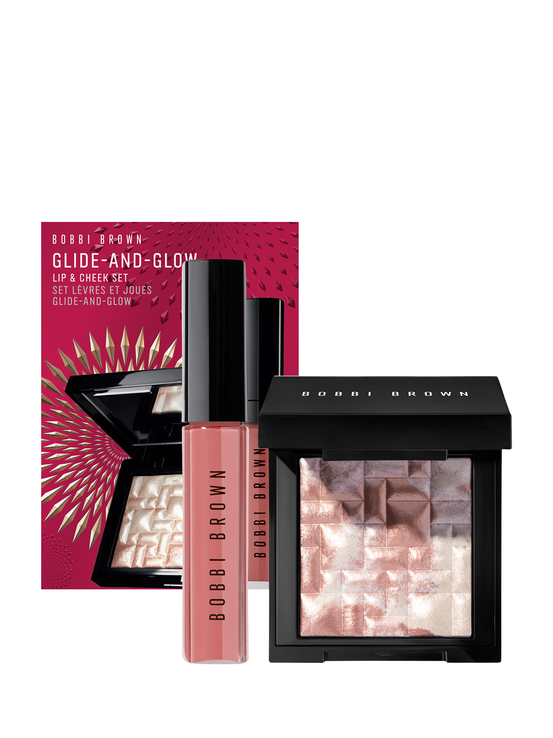Bobbi Brown Glide-and-Glow Lip & Cheek Makeup Gift Set