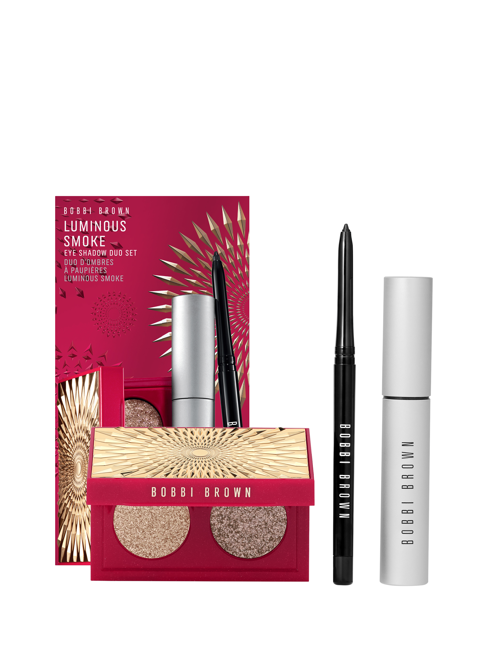 Bobbi Brown Luminous Smoke Eyeshadow Duo Makeup Gift Set