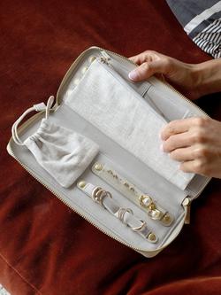 Stackers Jewellery Wallet - view 2, Linen