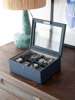 Stackers Faux Leather 8 Piece Watch Box - view 2, 