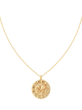 Astrid & Miyu Bold Zodiac Pendant Necklace, Gold