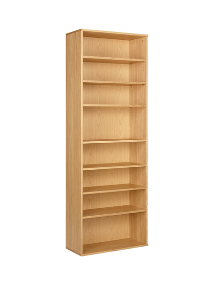 John Lewis Abacus 7 Shelf Bookcase, FSC-Certified, Oak