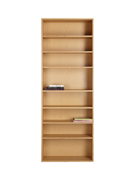 John Lewis Abacus 7 Shelf Bookcase, FSC-Certified - view 2, Oak