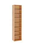 John Lewis Abacus Narrow 7 Shelf Bookcase, FSC-Certified, (Oak Veneer)