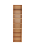 John Lewis Abacus Narrow 7 Shelf Bookcase, FSC-Certified, (Oak Veneer)