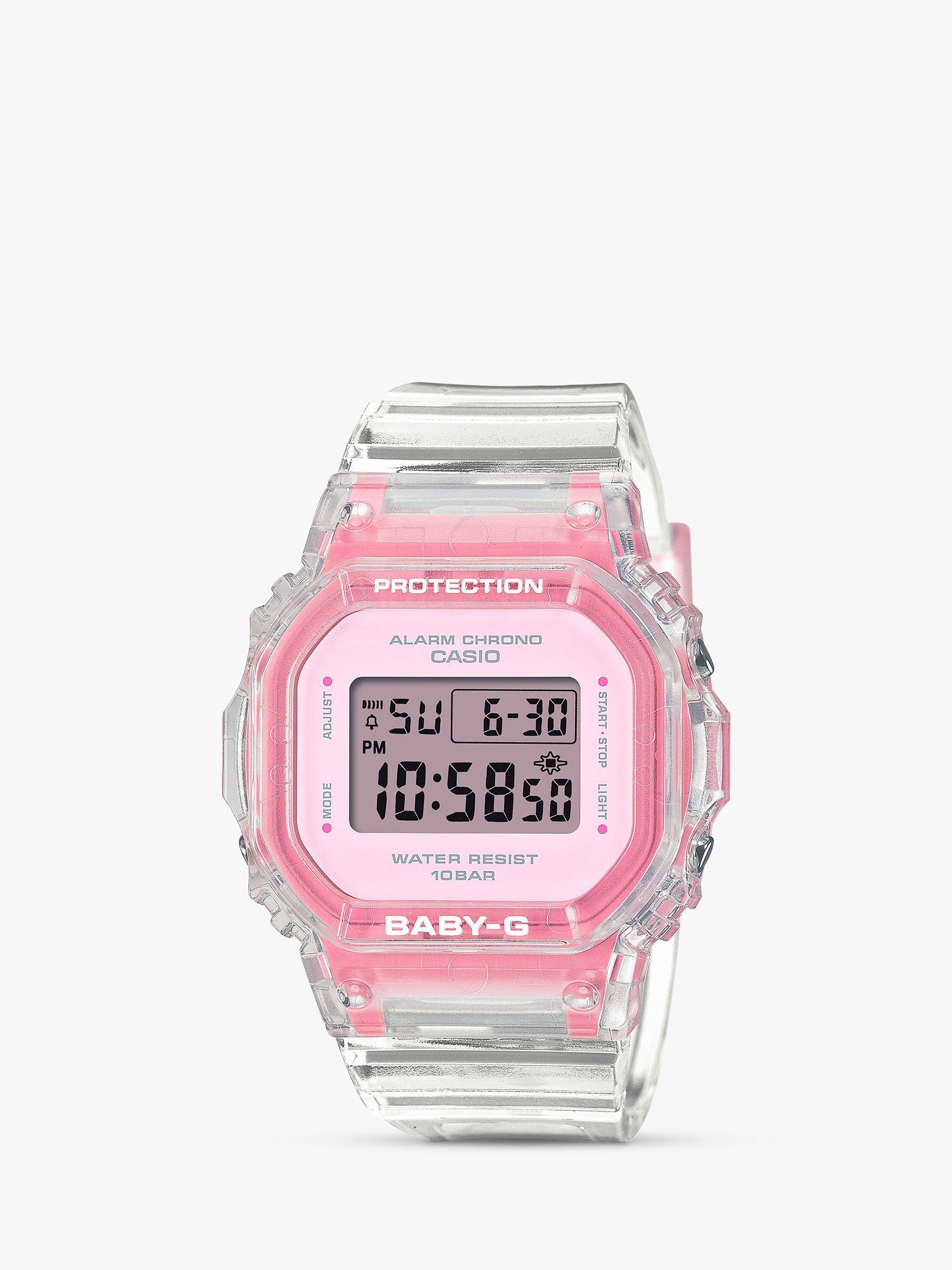 Casio Women s Baby G Digital Resin Strap Watch Pink BGD 565SJ 7ER