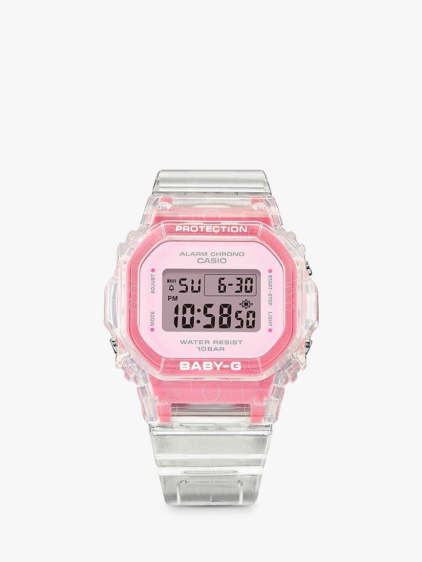 Casio Women s Baby G Digital Resin Strap Watch Pink BGD 565SJ 7ER