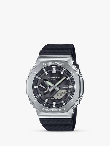 Casio G-Shock GBM-2100-1AER Solar Powered Bluetooth Watch, Black, Black