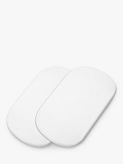 Maxi-Cosi Iora Air and Tori Bedsheets, Set of 2, White, Crib, White